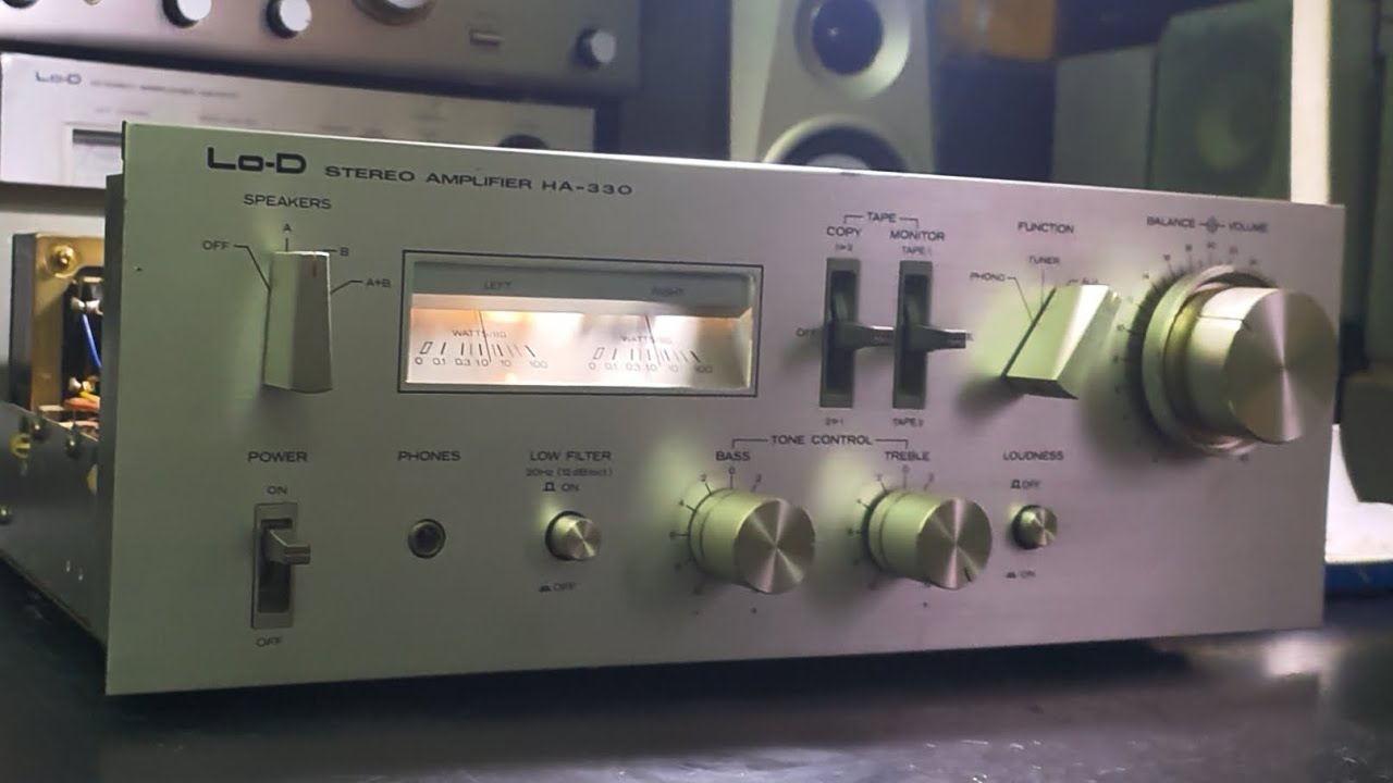 (Đã bán)1.9tr.  Đt.0855998893. Amply L-od. Ha-330. Mời cb xem. Hết video.