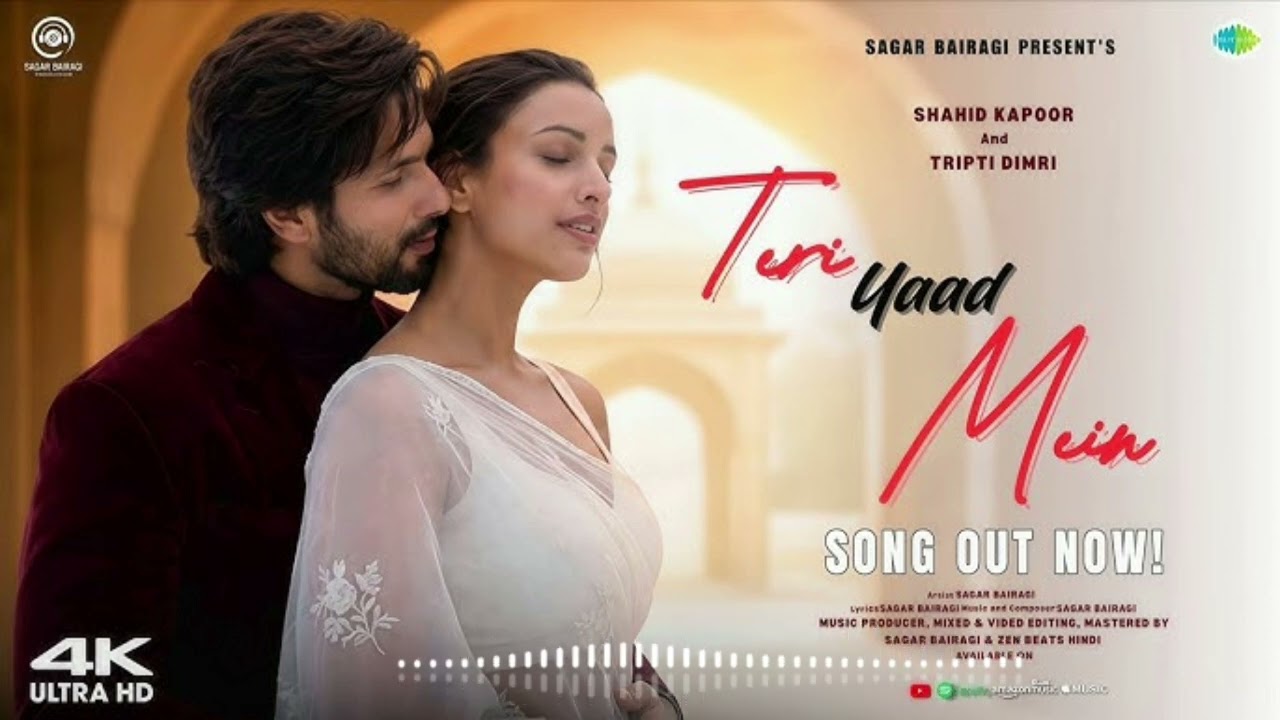 Teri Yaad Mein | 4K Romantic Sad Song | Hindi Breakup Song 2026