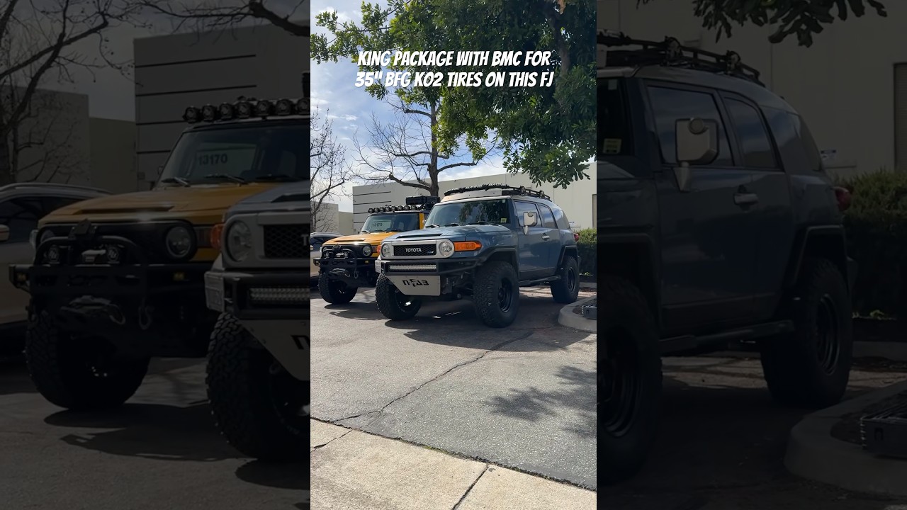 Toyota FJ Cruiser King Lift BMC and 35&rdquo; Tires on KMC Lobo Wheels #88rotorsoffroad