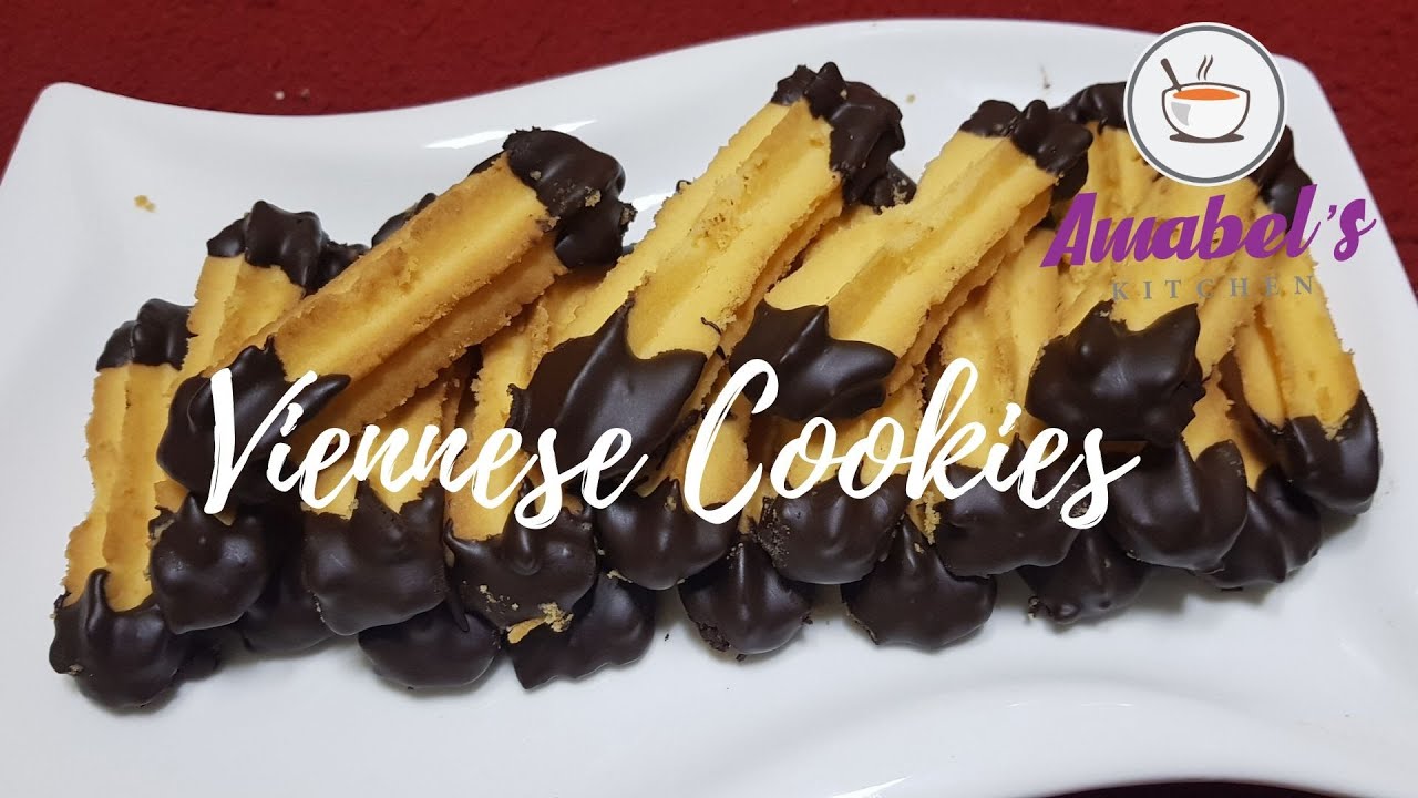 Viennese Cookies Recipe / Viennese fingers / Butter fingers / Butter cookies