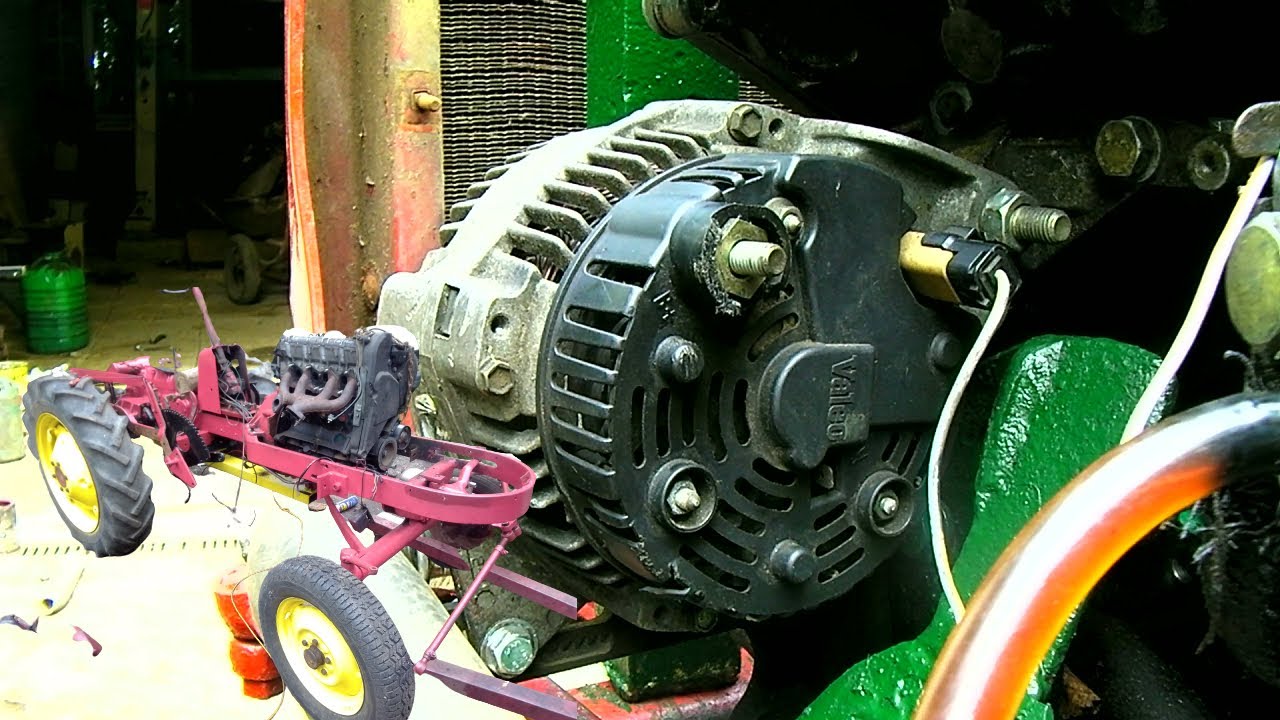 branchement de l'alternateur sur superpony