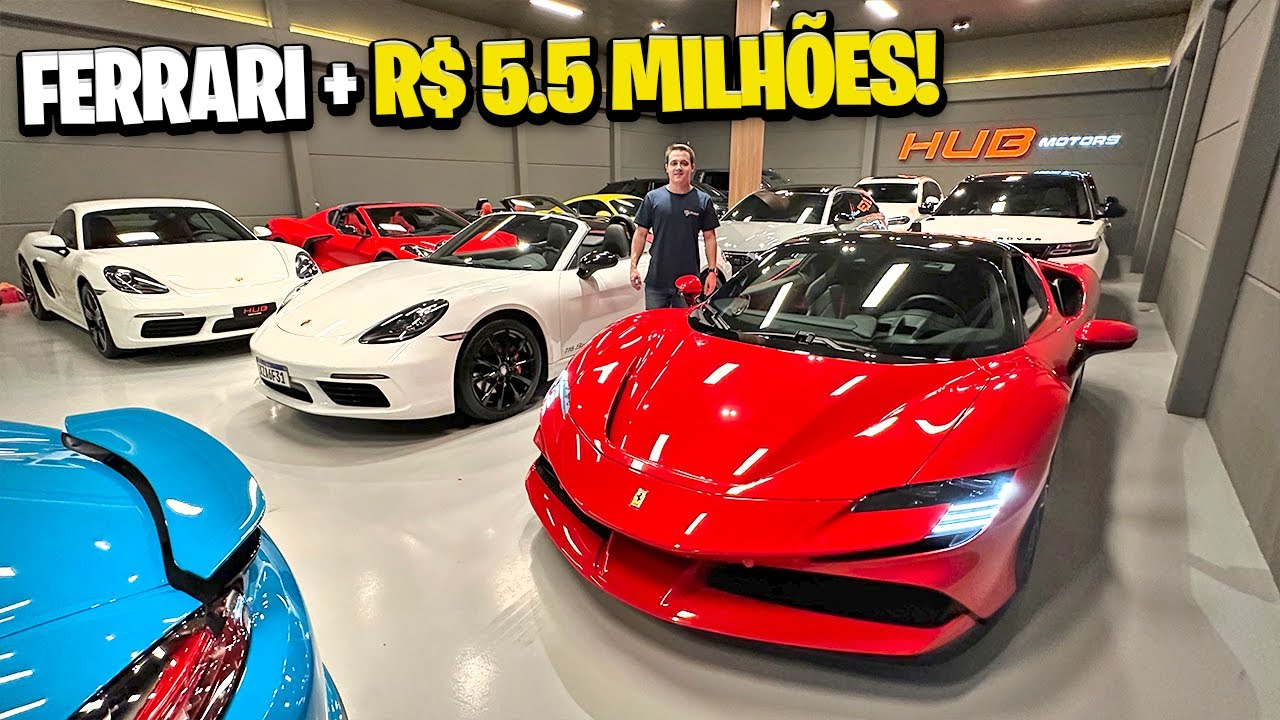 Loja SECRETA de Carros Esportivos em Balneário Camboriú! FERRARI SF90, SILVERADO, RS6 E MUITO MAIS!