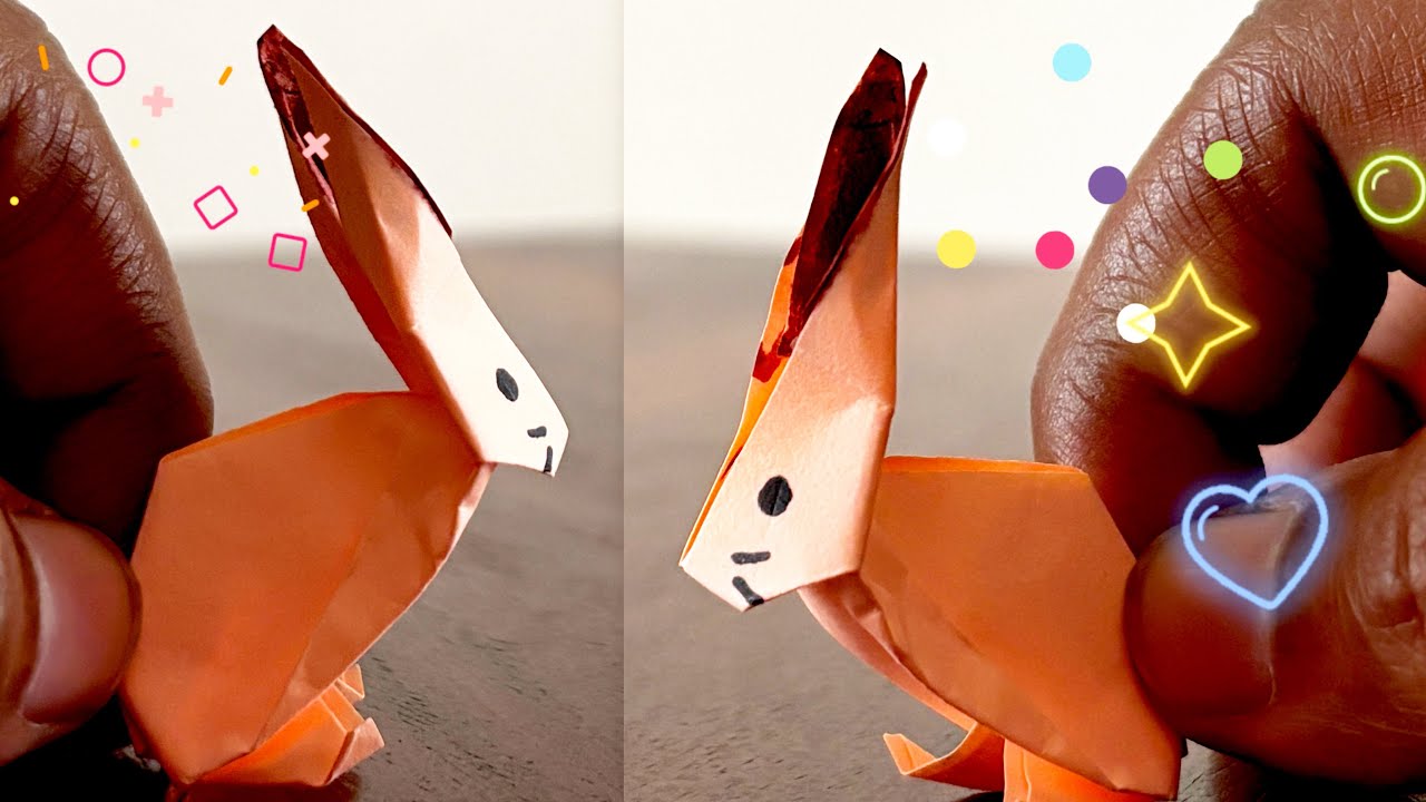 Easy Paper Rabbit | Origami | Step by Step Guide to make a Rabbit with paper