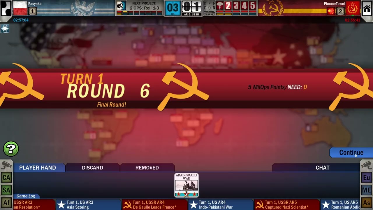 Twilight Struggle - ITSL 15 vs PioneerTowel