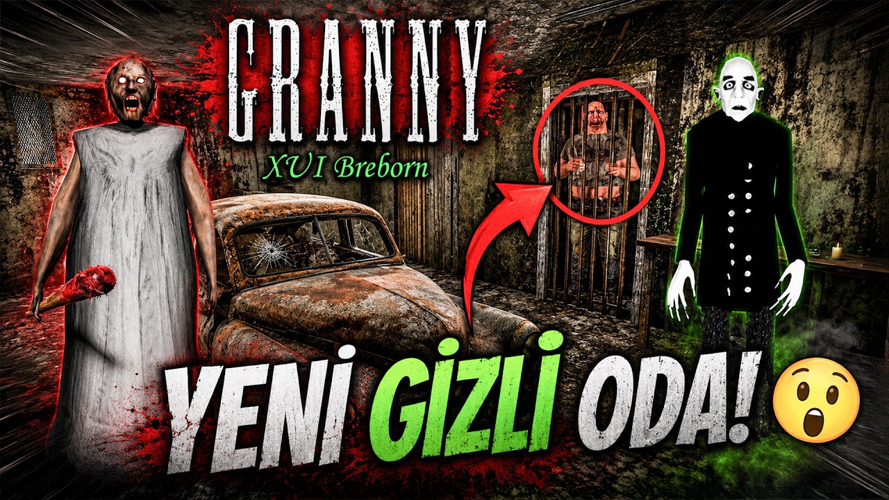GRANNY VE GRANDPA, BOB'U HAPSETTİ! (YENİ ODA VE KARAKTER) - Granny XUI