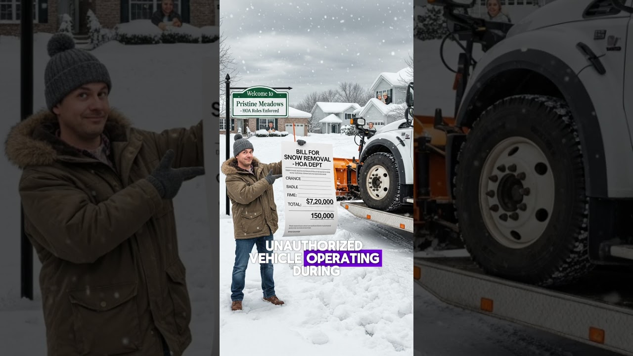 HOA Towed My Snow Plow During a Deadly Storm &mdash; So I Billed Them for Every Hour Their Streets Stayed