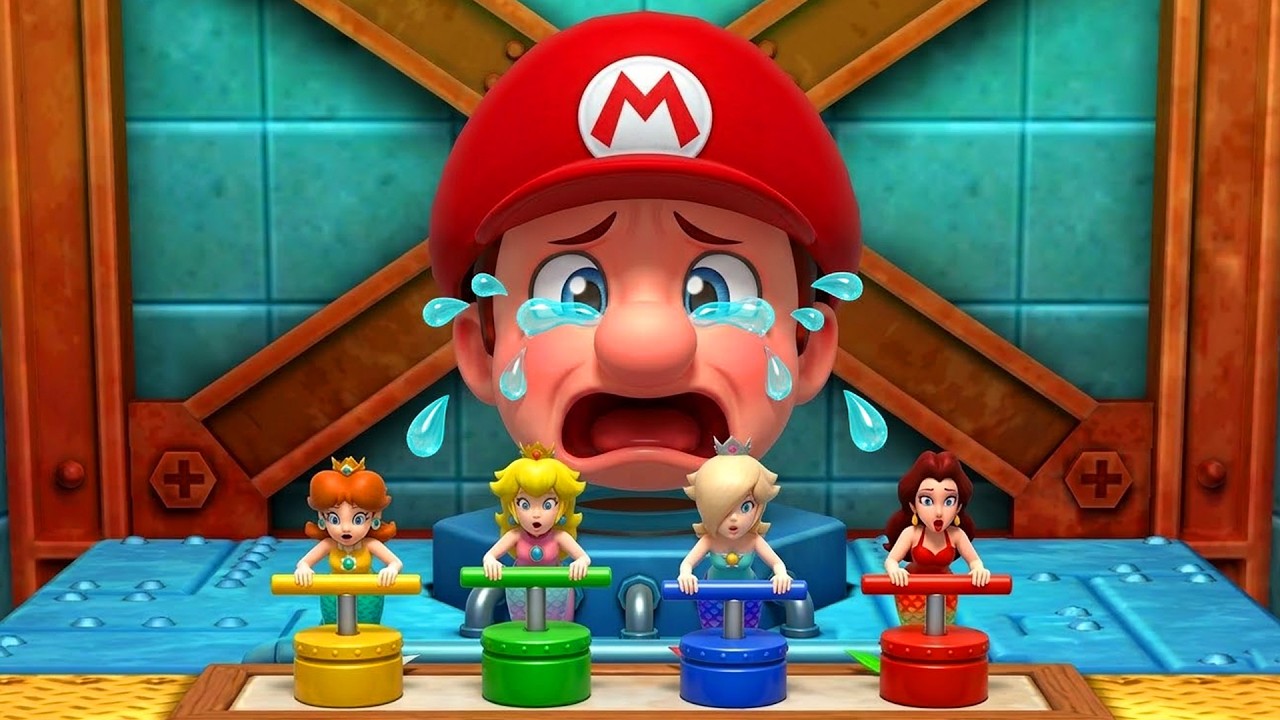 Mario Party The Top 100 Minigames - Daisy VS Peach VS Ronsalina VS Pauline (Hardest Difficulty)