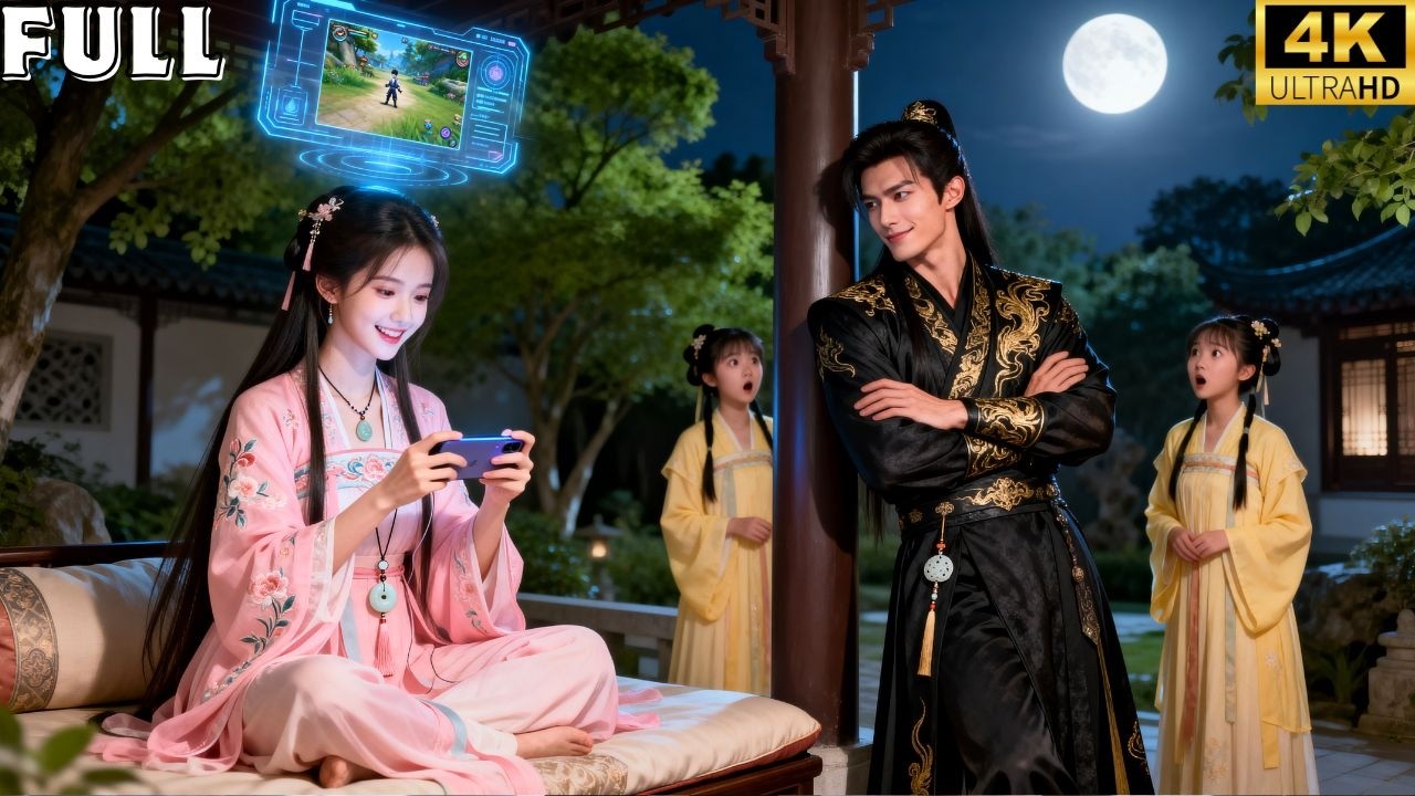 她穿越古代當棄妃📱用手機追劇打遊戲自得其樂…王爺偷偷圍觀，對她越來越心動💘