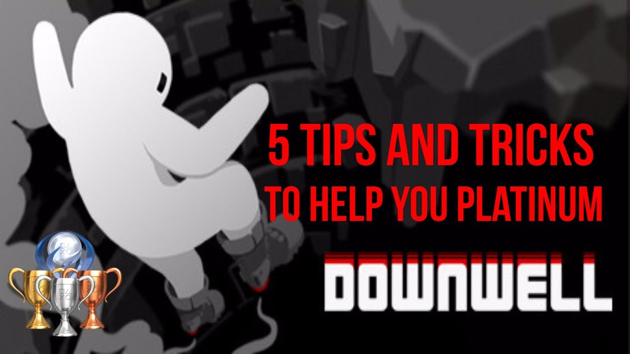 100% Platinum Trophy Playthrough Tips - Downwell