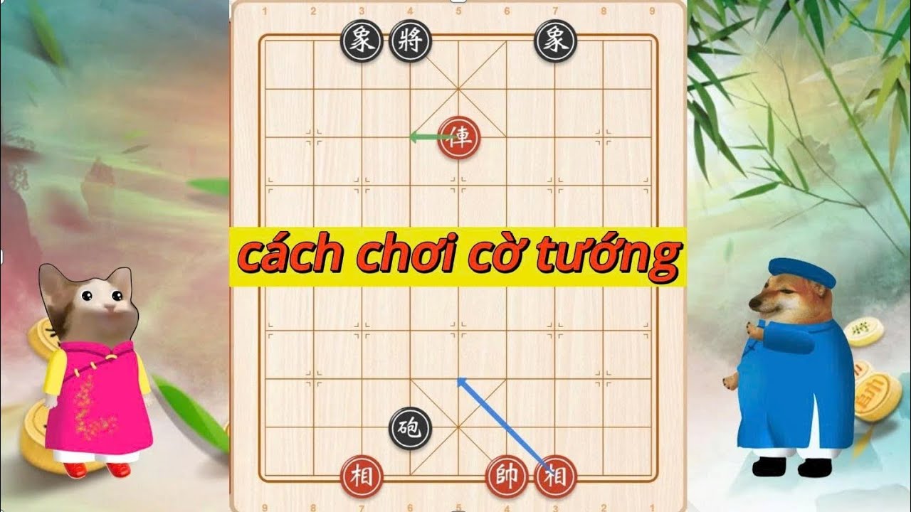 Luật và cách chơi cờ tướng cơ bản #meocotuong #cotuong 