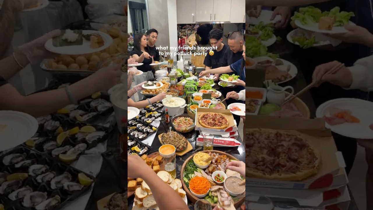 who brought the best potluck dish? 🤩 