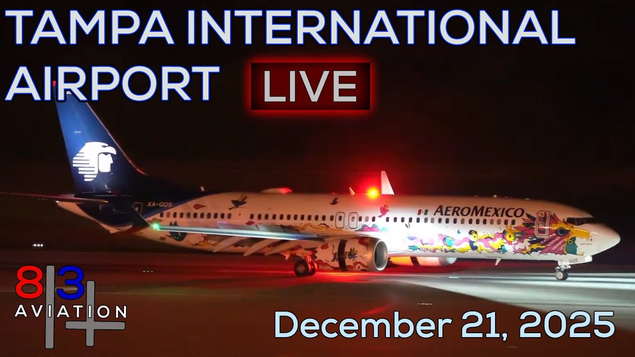 Live from Tampa International Airport - December 21, 2025