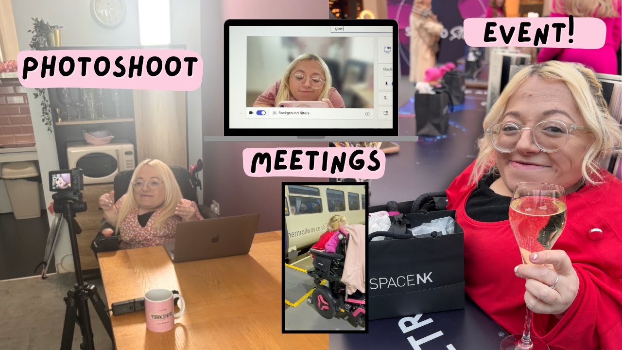 My working week as a disabled content creator | I failed & Space NK event! ad gifted