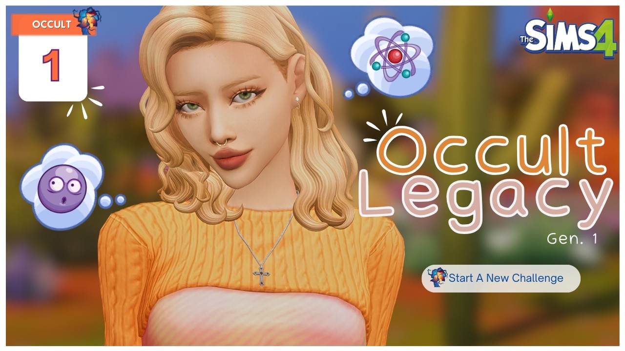 STARTING A NEW LET'S PLAY TOGETHER SERIES! 👽| ep1 | The Occult Legacy Challenge🪐