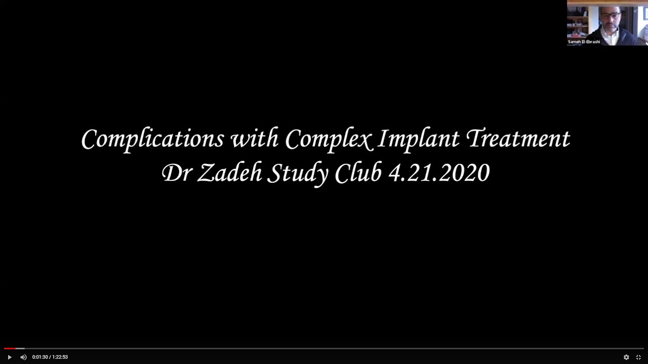 Complications of complex (all-on-4) implant therapy