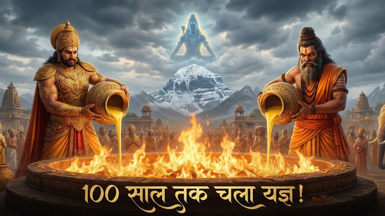 राजा श्वेतकी का सौ वर्षों का महायज्ञ अग्नि देव को हुआ 'अपच' का रोग!  #AgniDev   #KingShwetaki