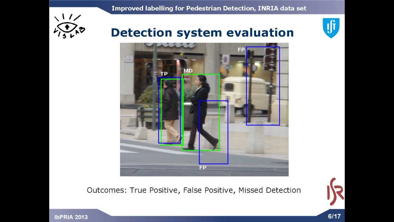 Improved labelling for Pedestrian Detection, INRIA data set