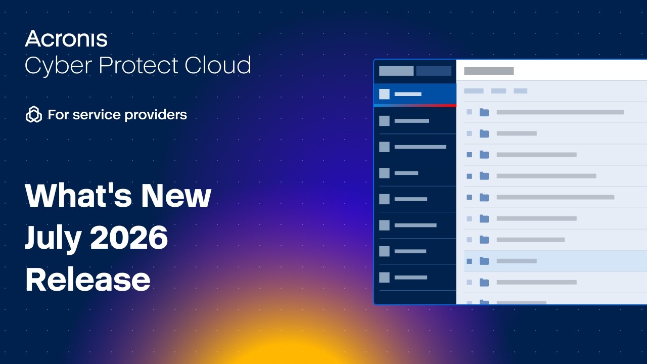 Что нового в Acronis Cyber Protect Cloud