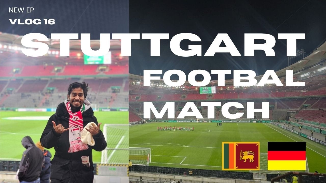 ජර්මනියේ Football Match එකක් බලන්න යමු | Vlog 16 | 04/02/2025