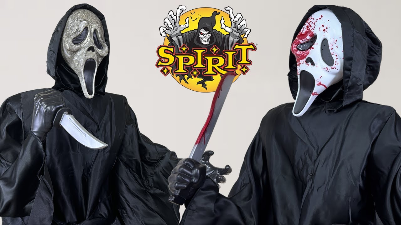 Распаковка и демоверсия Deluxe Ghostface Animatronic 2024 Spirit Halloween