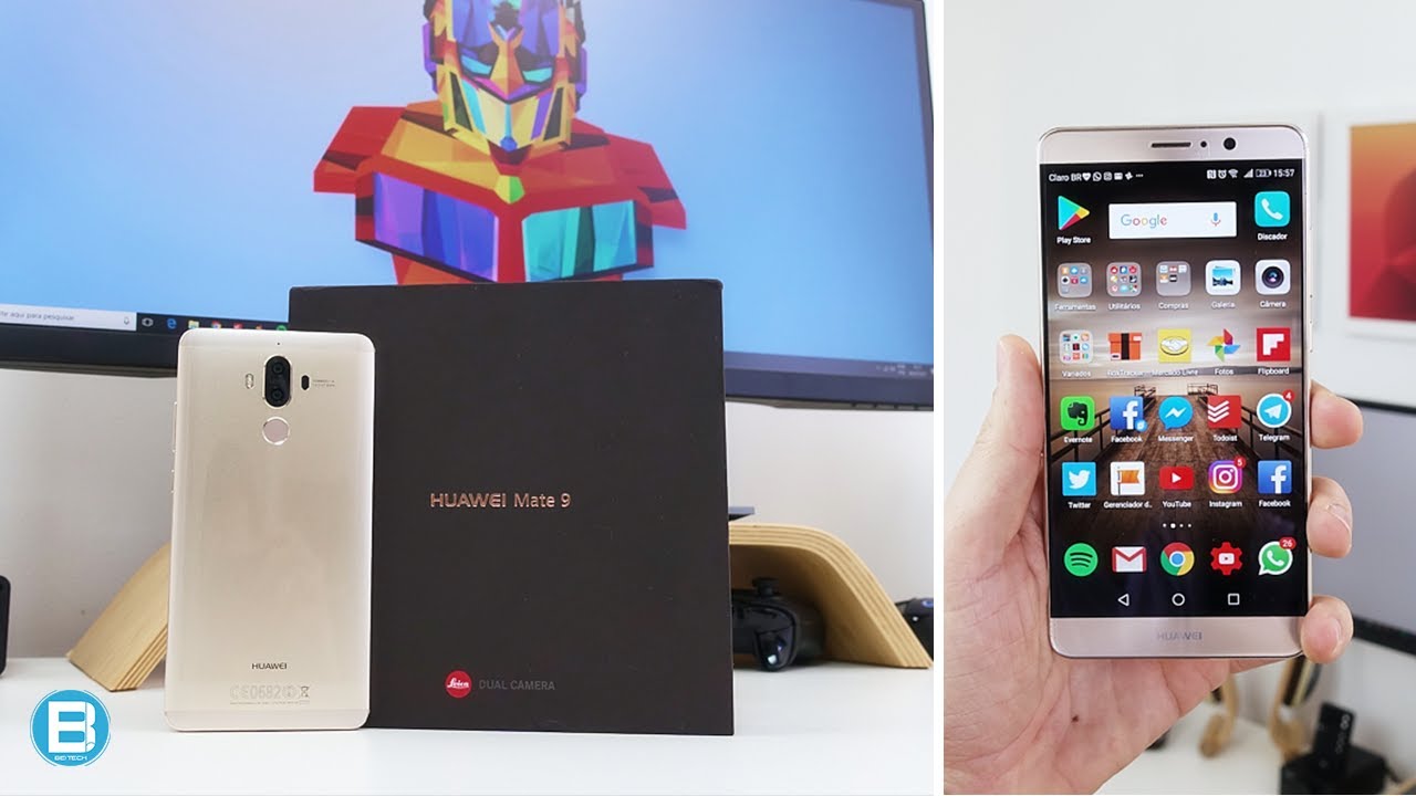 HUAWEI MATE 9 - IMPRESSIONANTE lente DUPLA da LEICA! Unboxing!