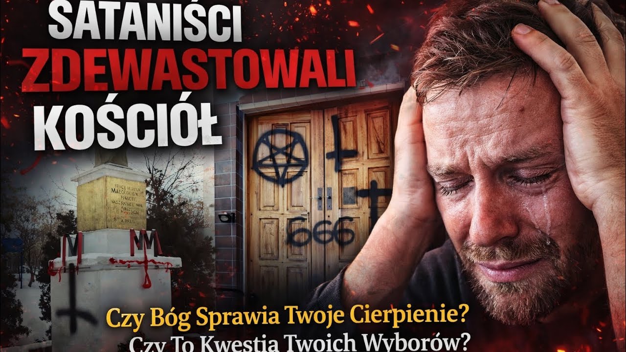 Sataniści Zdewastowali Kości&oacute;ł. Czy B&oacute;g Sprawia Twoje Cierpienie ? Czy To Kwestia Twoich Wybor&oacute;w 