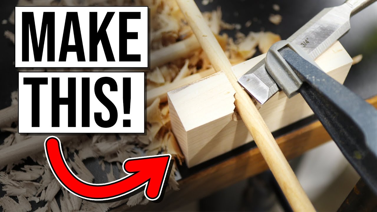 Изготовление деревянных шкантов своими руками! Простое приспособление для изготовления шкантов!