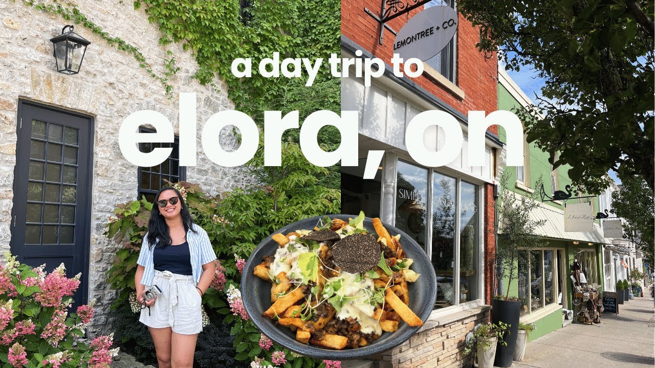 A girls' day trip to ELORA, ON | lunch at Elora Mill, cute shops, and a visit to the Elora Quarry