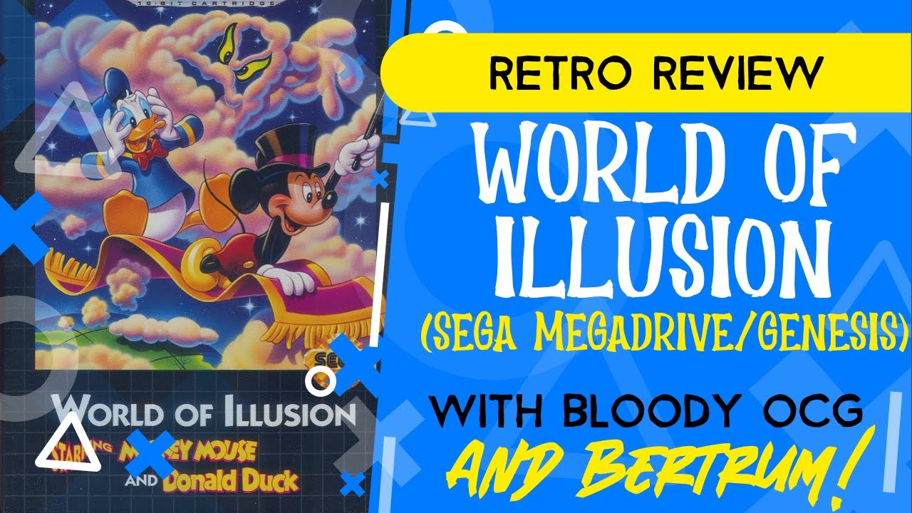 Disney's World of Illusion Starring Mickey Mouse and Donald Duck Retro Review