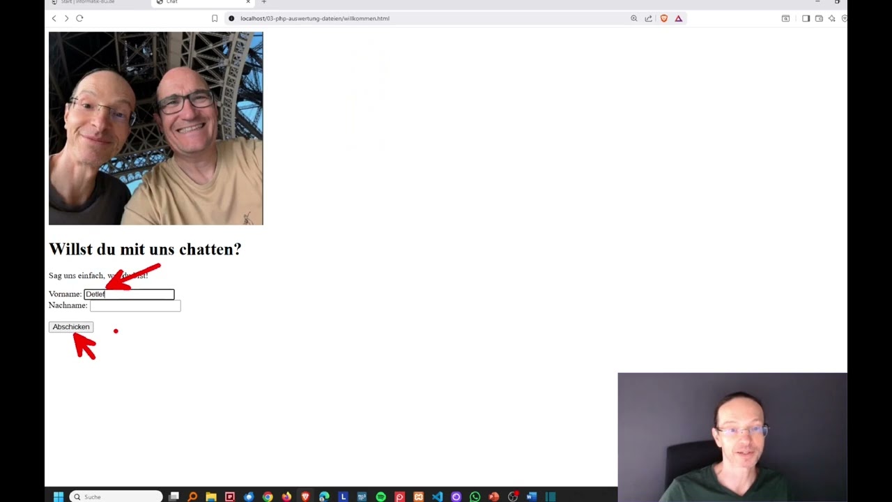 PHP Kapitel 3 - Formulare auswerten