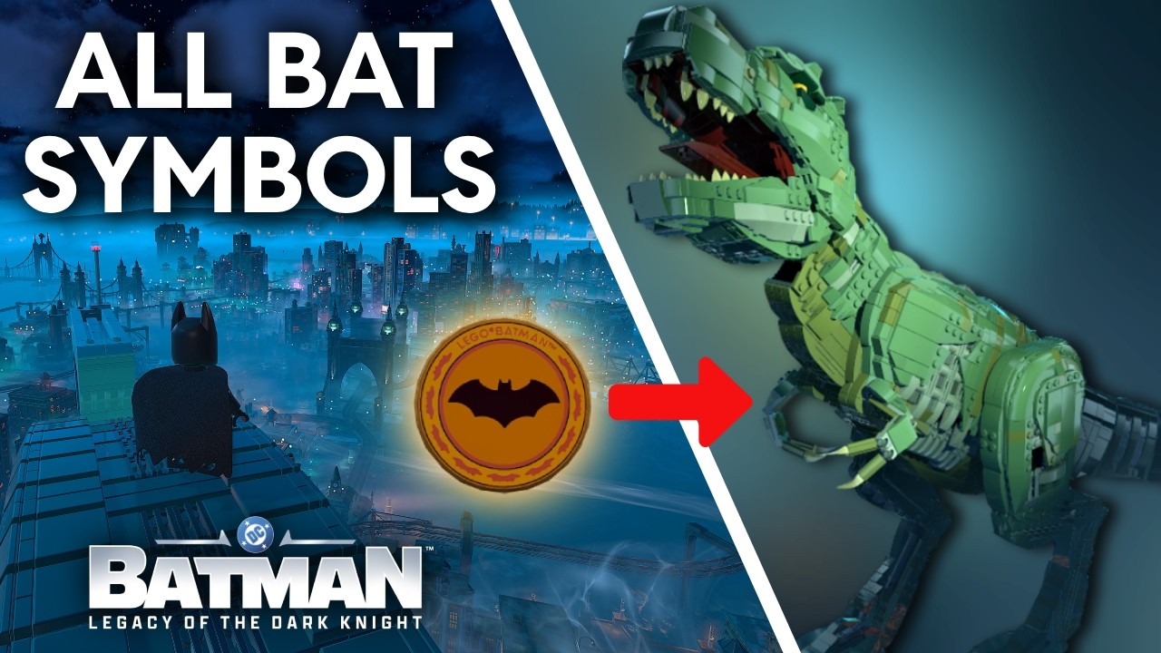 All 50 Bat Symbol Locations - LEGO Batman: Legacy of the Dark Knight (Trophy/Achievement Guide)