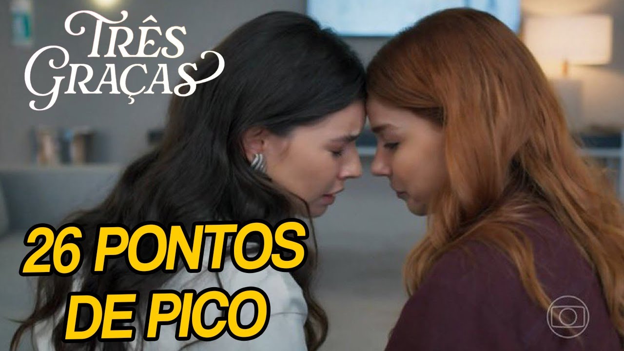 RECUPERAÇÃO? Três Graças BATE RECORDE DE AUDIÊNCIA na segunda-feira