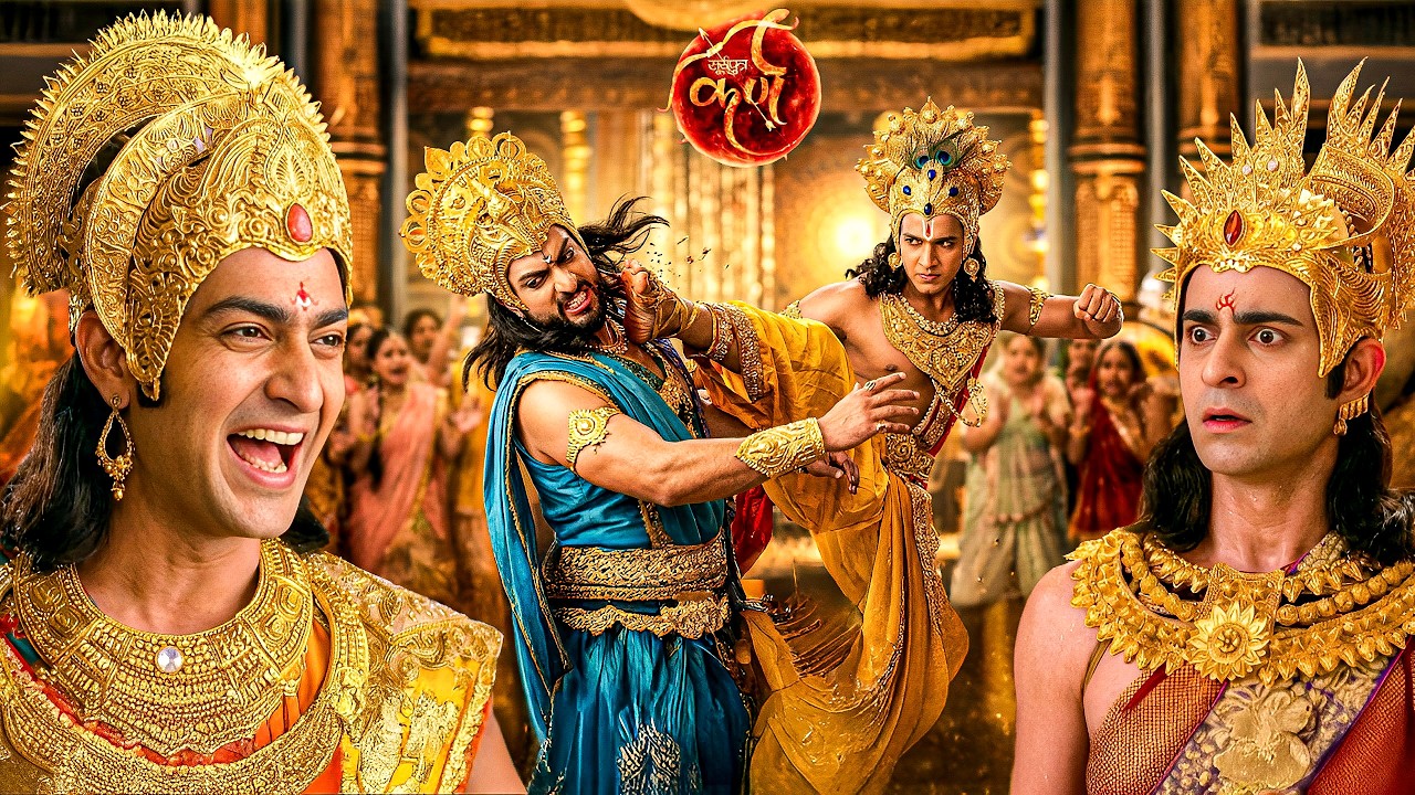 दुर्योधन की एक गलती पर वासुदेव ने जड़ दी भरी सभा में दुर्योधन को लात ! || Suryaputra Karn ||