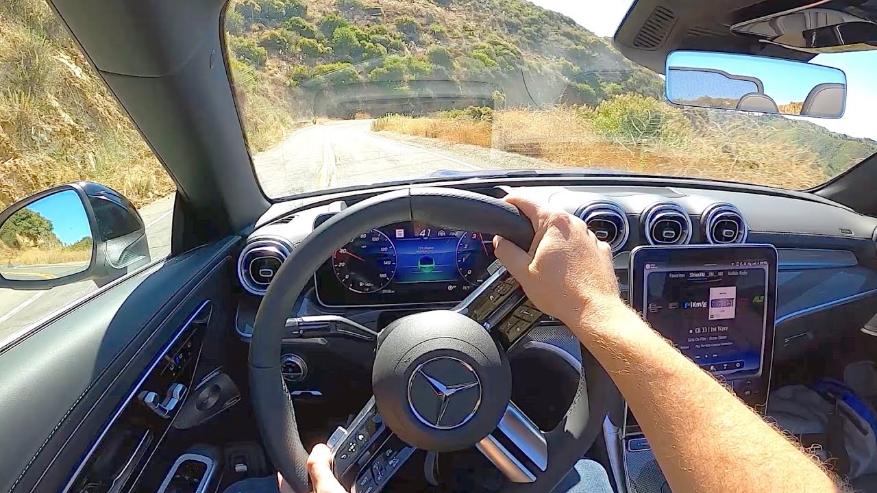 2024 Mercedes CLE 300 4Matic Cabriolet - POV Test Drive (Binaural Audio)