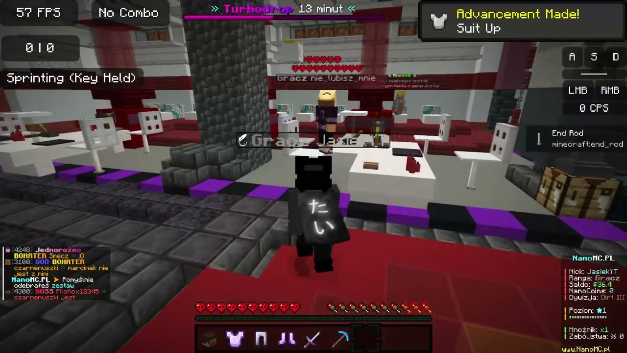gram na nanomc.pl na boxpvp (minecraft)
