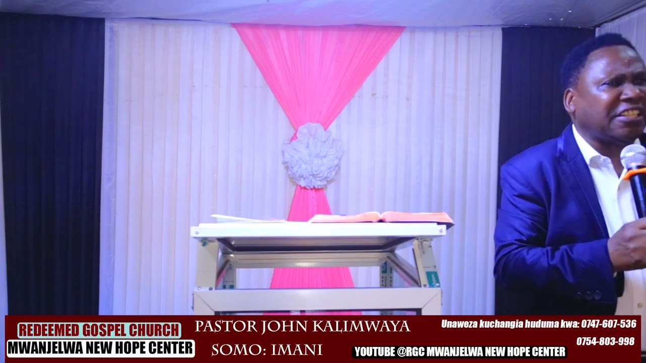 SOMO LA IMANI IBADA JUMAPILI REDEEMED MWANJELWA NEW HOPE CENTER #redeemedgospelchurch #gospelmusic