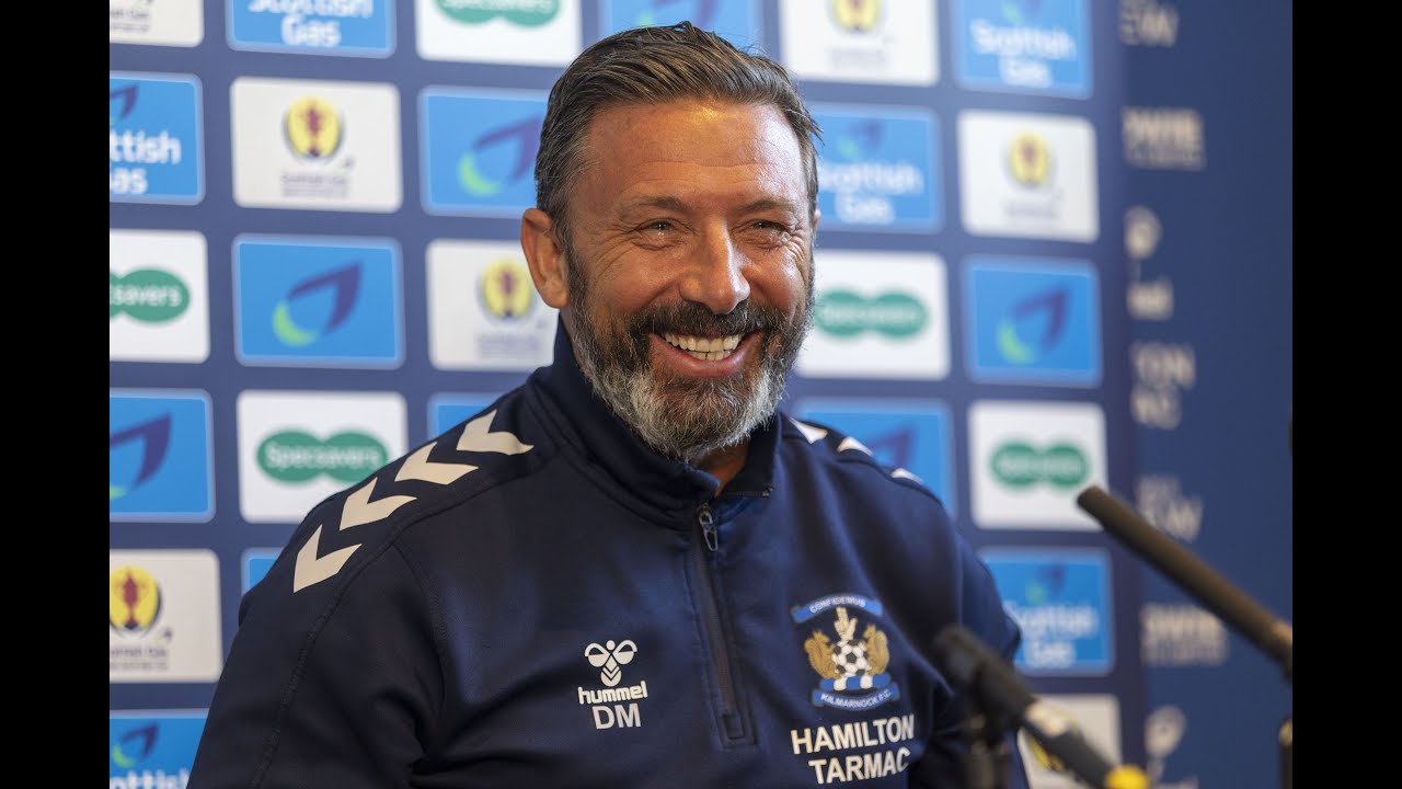 Scottish Cup v Dundee pre-match | Derek McInnes
