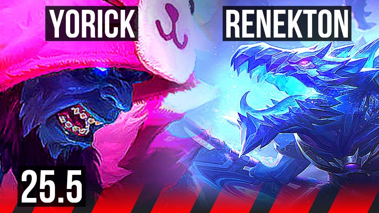 YORICK vs RENEKTON (TOP) | 4/2/6 | KR Master | 25.5