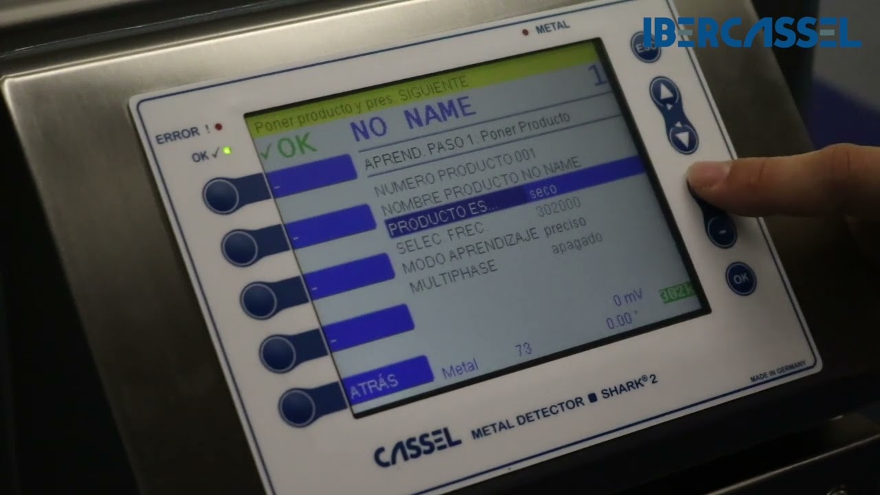 Calibración de Detector de metales Ibercassel Metal Shark.