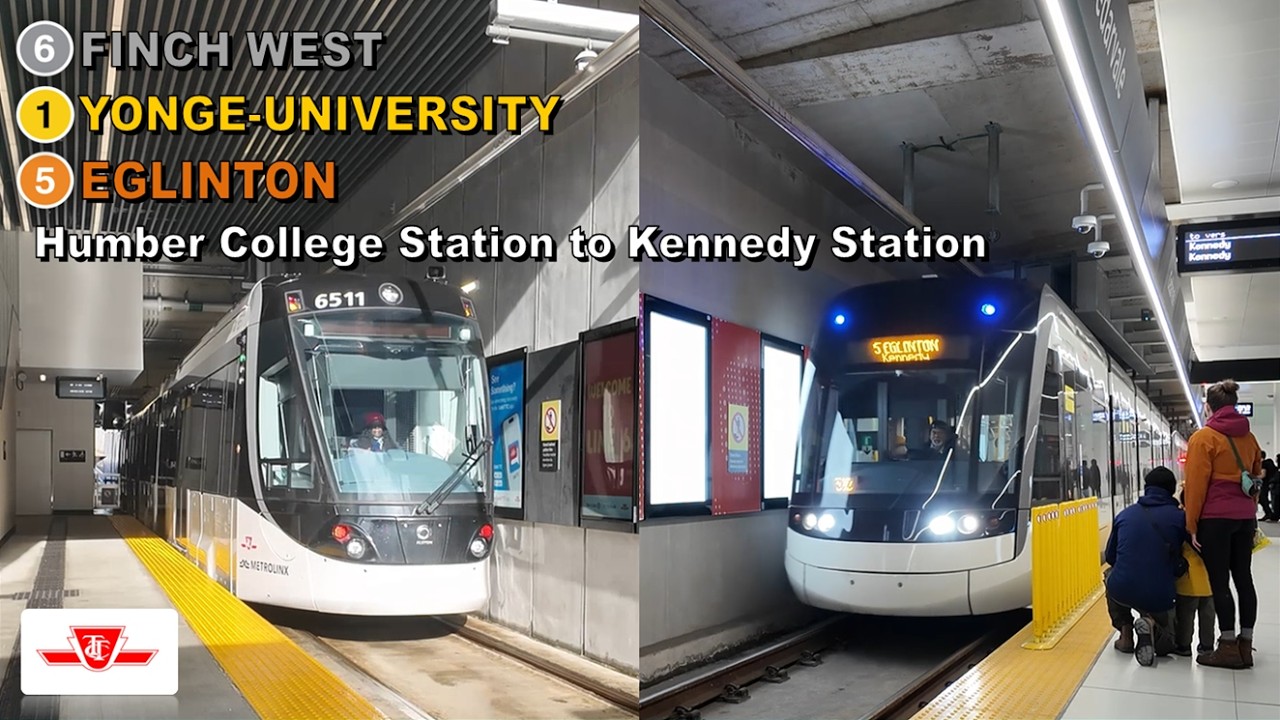 TTC POV Ride: Humber College Station to Kennedy Station Via Cedarvale Station