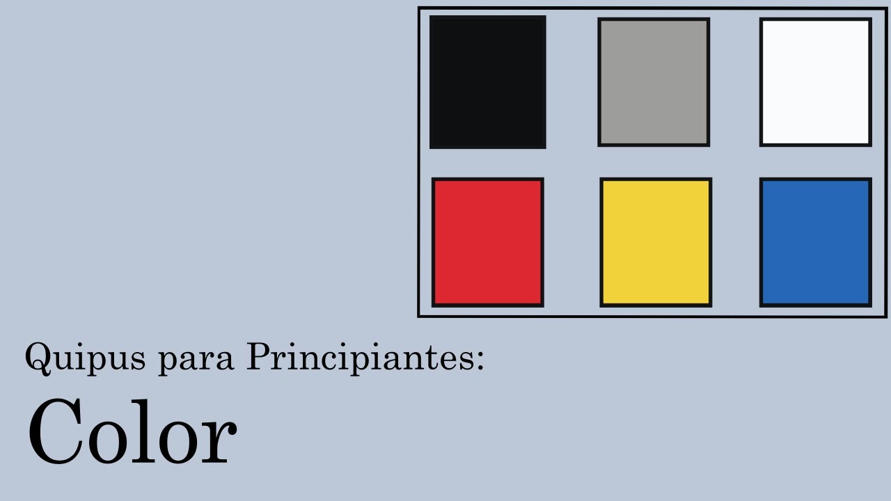 Quipus para Principiantes 10: Color