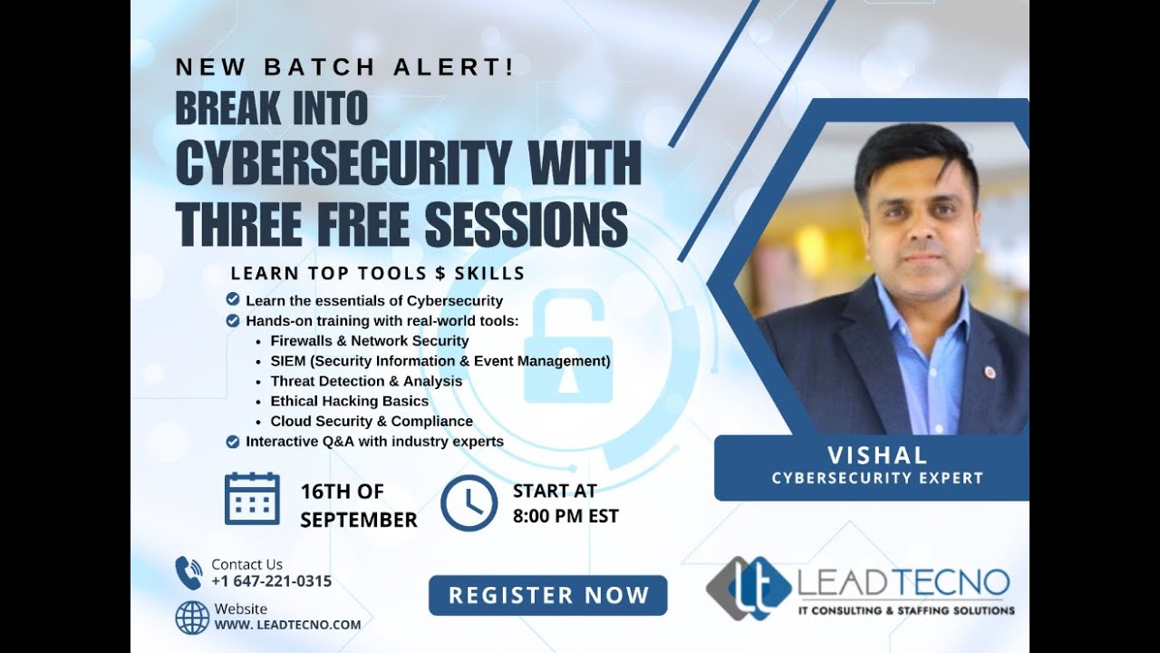 CyberSecurity Career Introduction | September 9, 2025