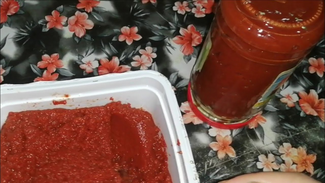 طريقه الصلصه المعلبه بالمنزل 👌👌