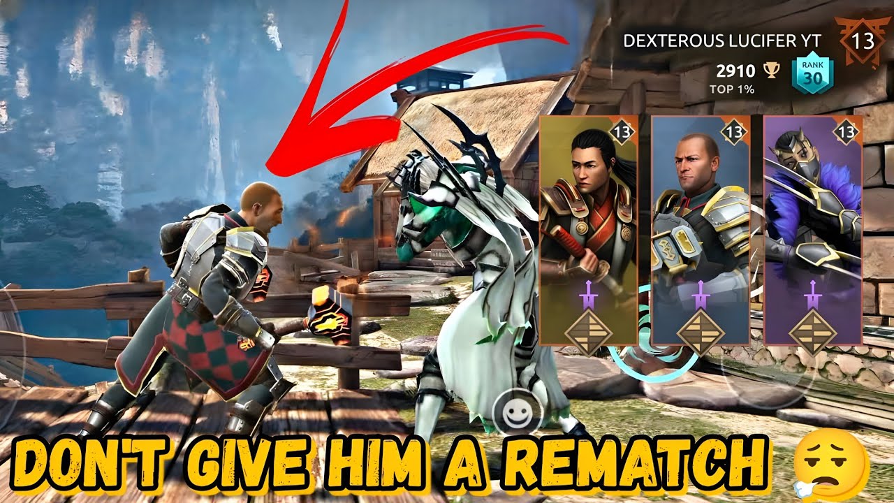 This Spammer Destroyed Me in a Rematch 🥲 | Shadow Fight 4 Arena #shadowfight4