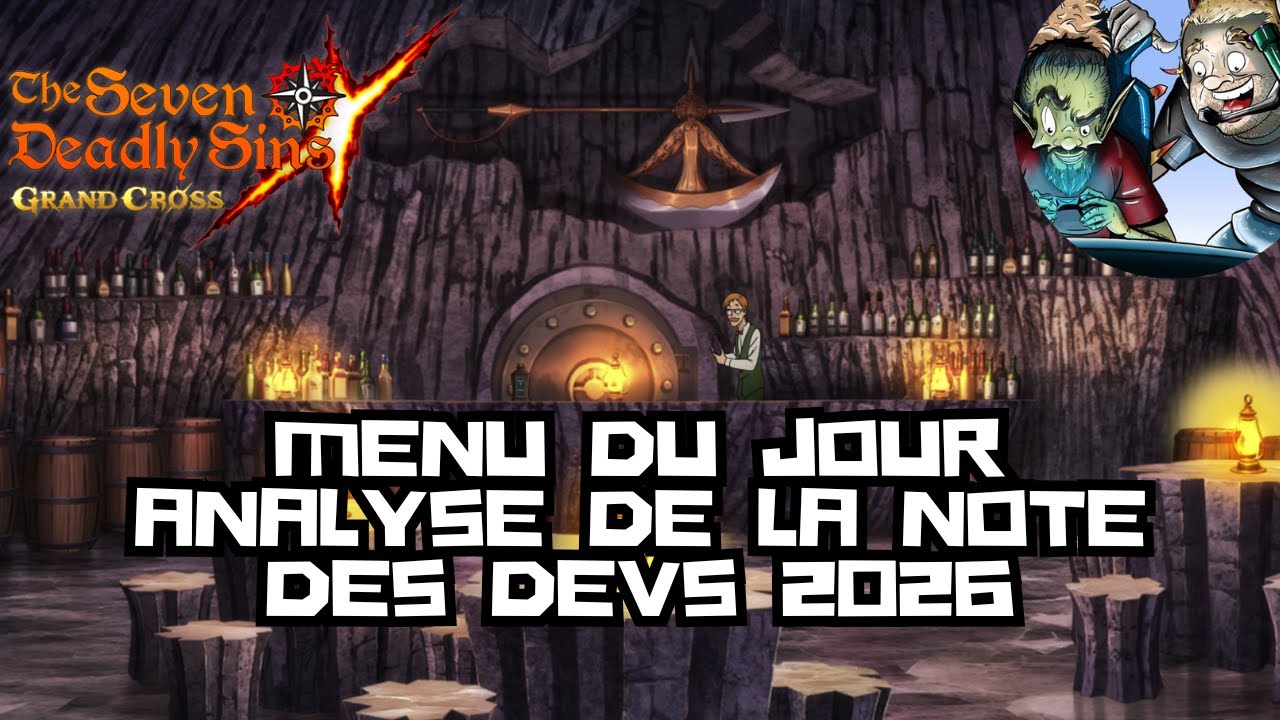 PETIT ANALYSE DE LA PREMIERE DEVS NOTE DE L'ANNEE 2026 ! - Seven Deadly Sins : Grand Cross