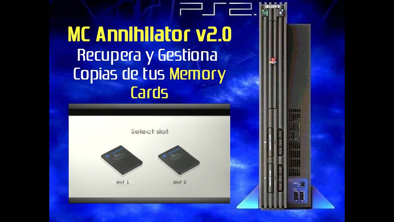 🛠️🎮 MC Annihilator v2 0 REPARA y COPIA tus Memory Cards de PS1 y PS2 🛠️🎮