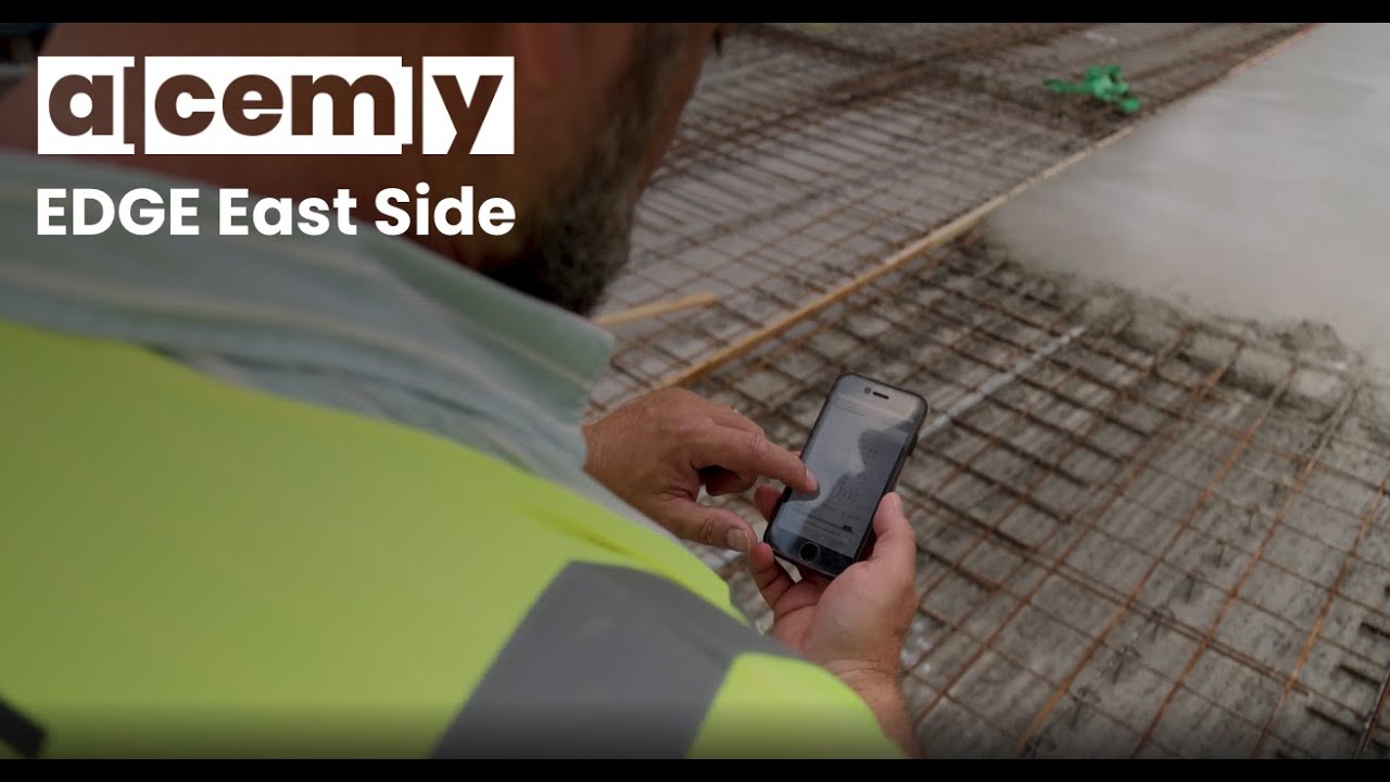 alcemy EDGE East Side Berlin low-carbon concrete pour