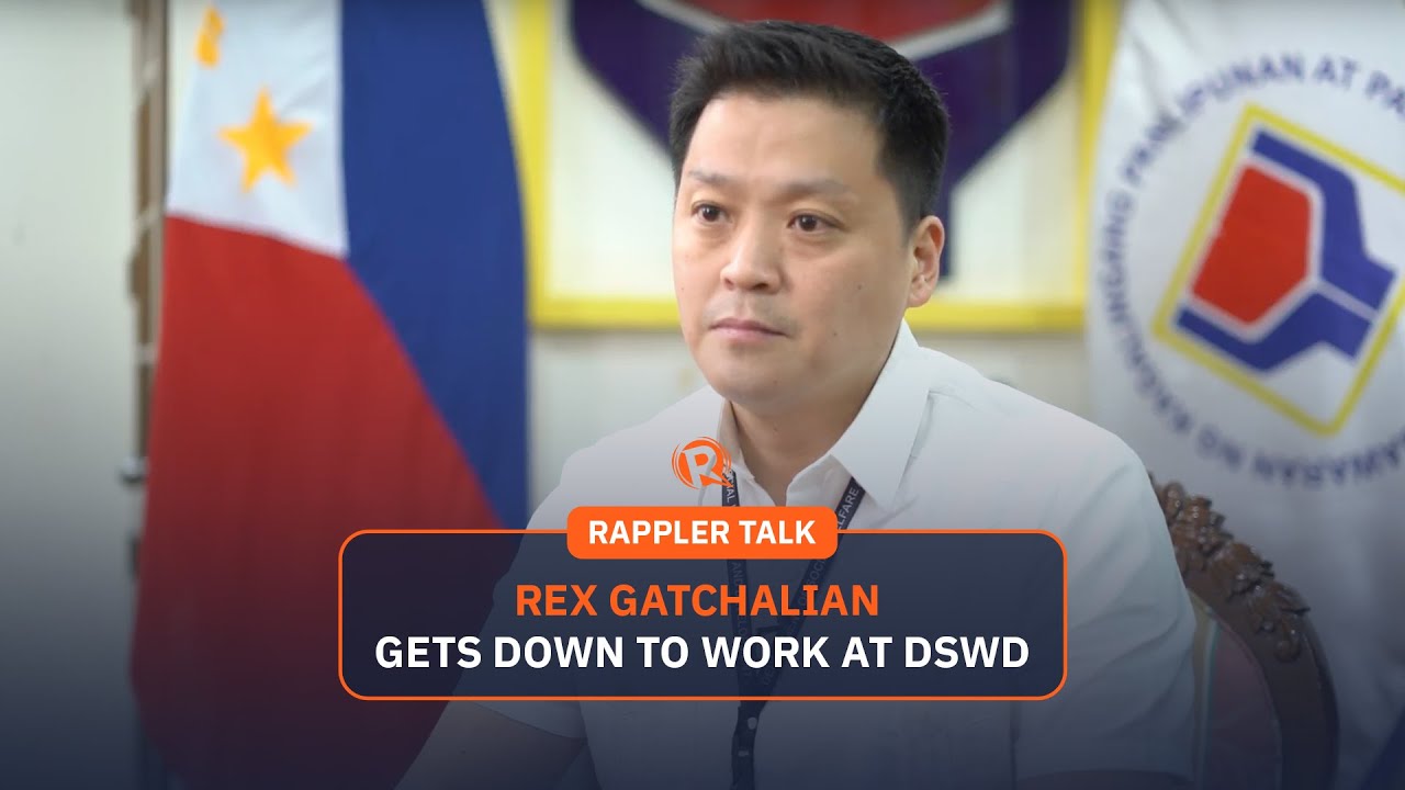 Rappler Talk: Rex Gatchalian gets down to work at DSWD