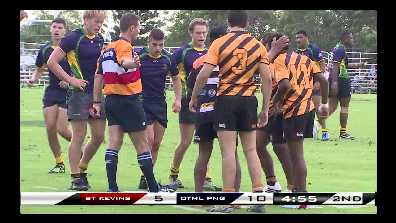 Game 5 - St Kevins v OTML PNG - 2014 Schoolboy Rugby 7s