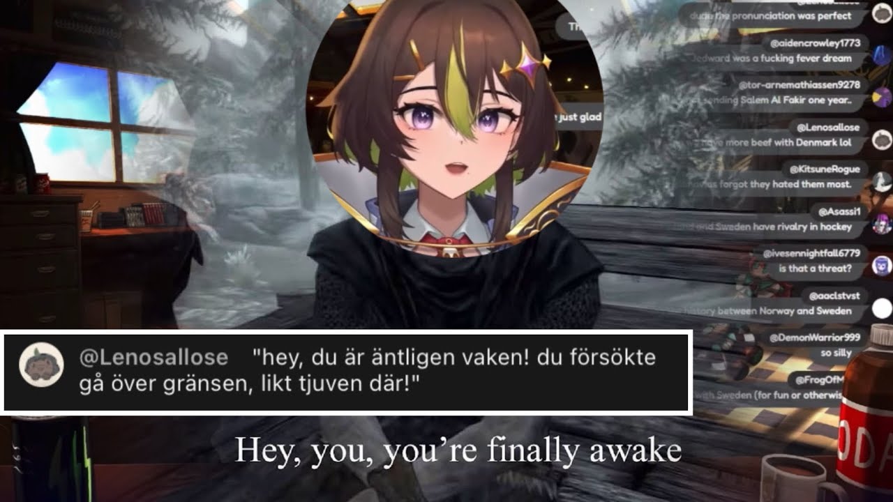 Kidd-661 says the You finally Awake meme in Swedish Skånska accent
